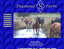 Tablet Screenshot of diamond-s-farm.com